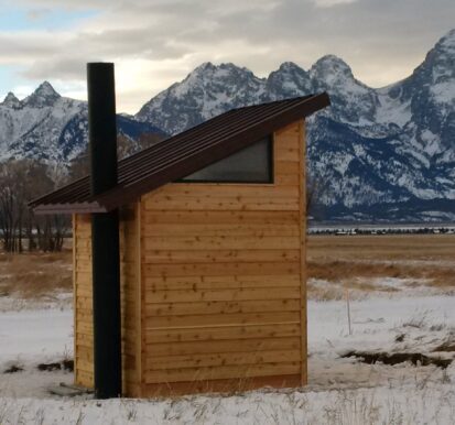 Cedar Sided Latrine